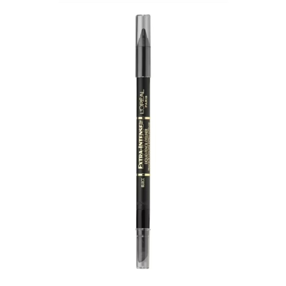 L'Oreal Paris Extra Intense Liquid Pencil Eyeliner 798 Black Noir with Smudger - Picture 2 of 6